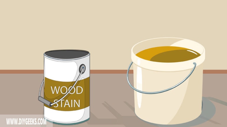 How to Thin Wood Stain? (Oil-based & Water-based Stain) | DIY Geeks