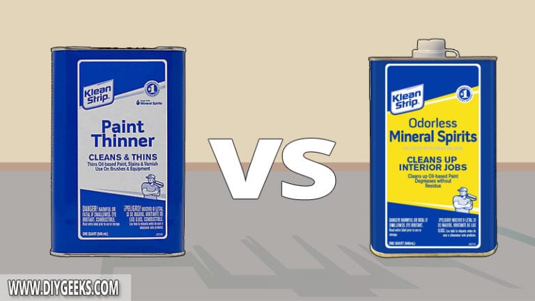 Paint Thinner Vs Mineral Spirits Which One Is Better DIY Geeks   Paint Thinner Vs Mineral Spirits 768x432 